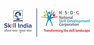 Logo of the National Skill Development Corporation, promoting skills for digital marketing freelancers in Kerala.